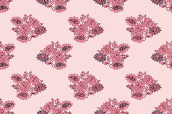 Download Seamless Floral Textile Pattern Design - Tile Collection