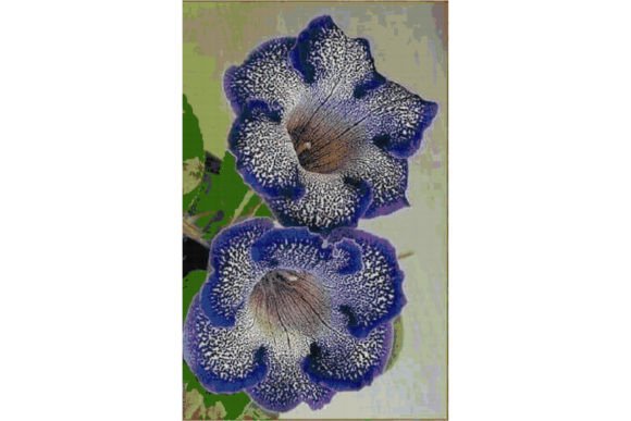 Download Flowers Counted Cross Stitch Patterns - Cross stitch patterns Collection