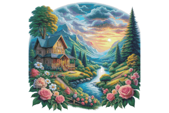 Download Sweet Home Counted Cross Stitch Patterns - Cross stitch patterns Collection