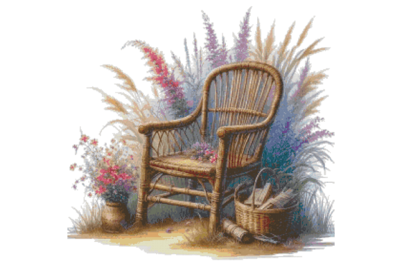 Download Chair Counted Cross Stitch Patterns - Cross stitch patterns Collection