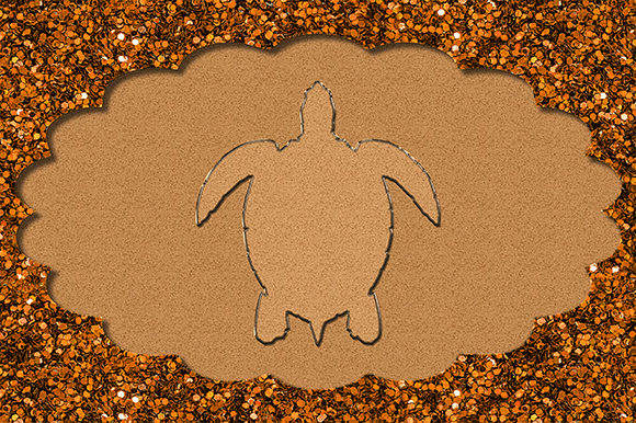 Download Turtle Reptile Tortoise Animal Monogram - Tile Collection