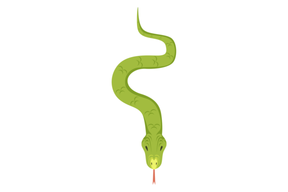 Download Snake Green Cartoon Icon. Jungle Reptile - Tile Collection