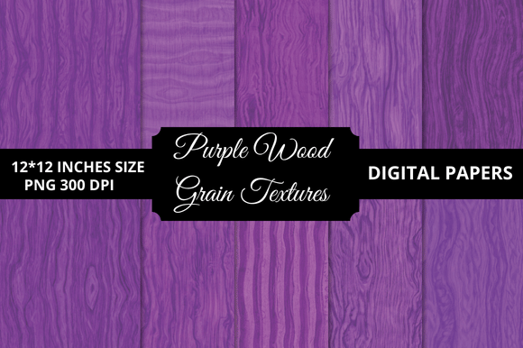 Download Purple Wood Grain Digital Papers - Wood grain Collection