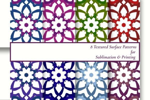 Download 8 Moroccan Tile Sublimation Patterns - Tile Collection
