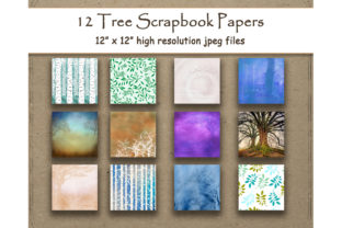 Download Tree Digital Paper Scrapbook Pattern - Premium Resources