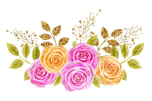 Download Roses PNG Watercolor Flowers Sublimation - Watercolor flowers sublimation Collection